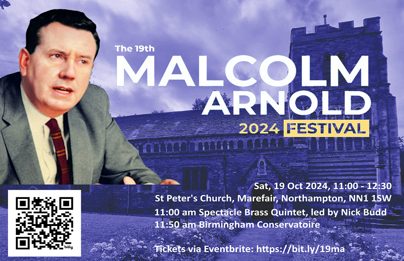 Malcolm Arnold Festival in Northampton | The Churches Conservation Trust