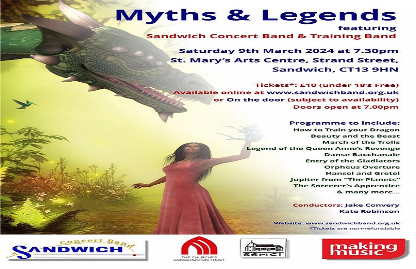 Myths And Legends Concert In Sandwich The Churches Conservation Trust 