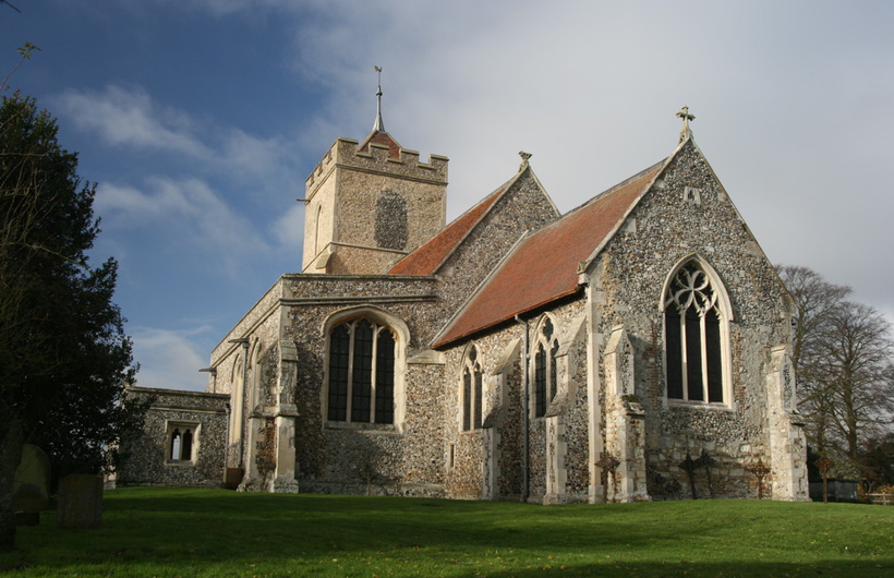 Видимая церковь. Церковь во сне. Hertfordshire.